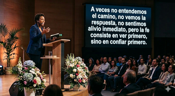 Captions displayed on a shared screen